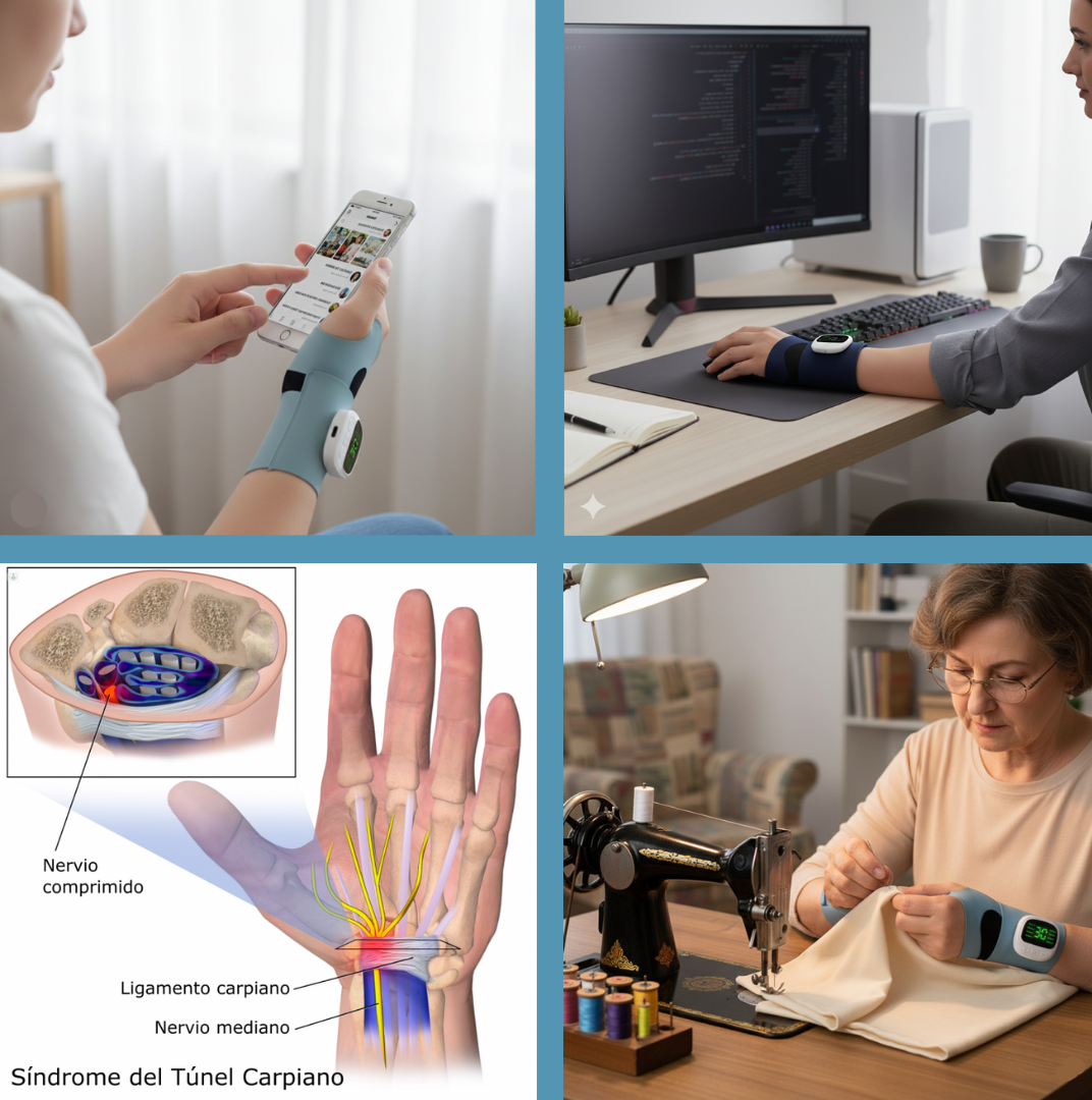 Muñequera de Electro-terapia profesional